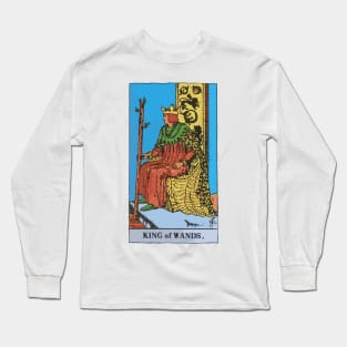 King of Wands - A Tarot Print Long Sleeve T-Shirt